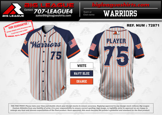 Warriors Baseball Academy Team Store