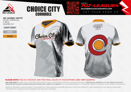 Choice City Cornhole Team Store