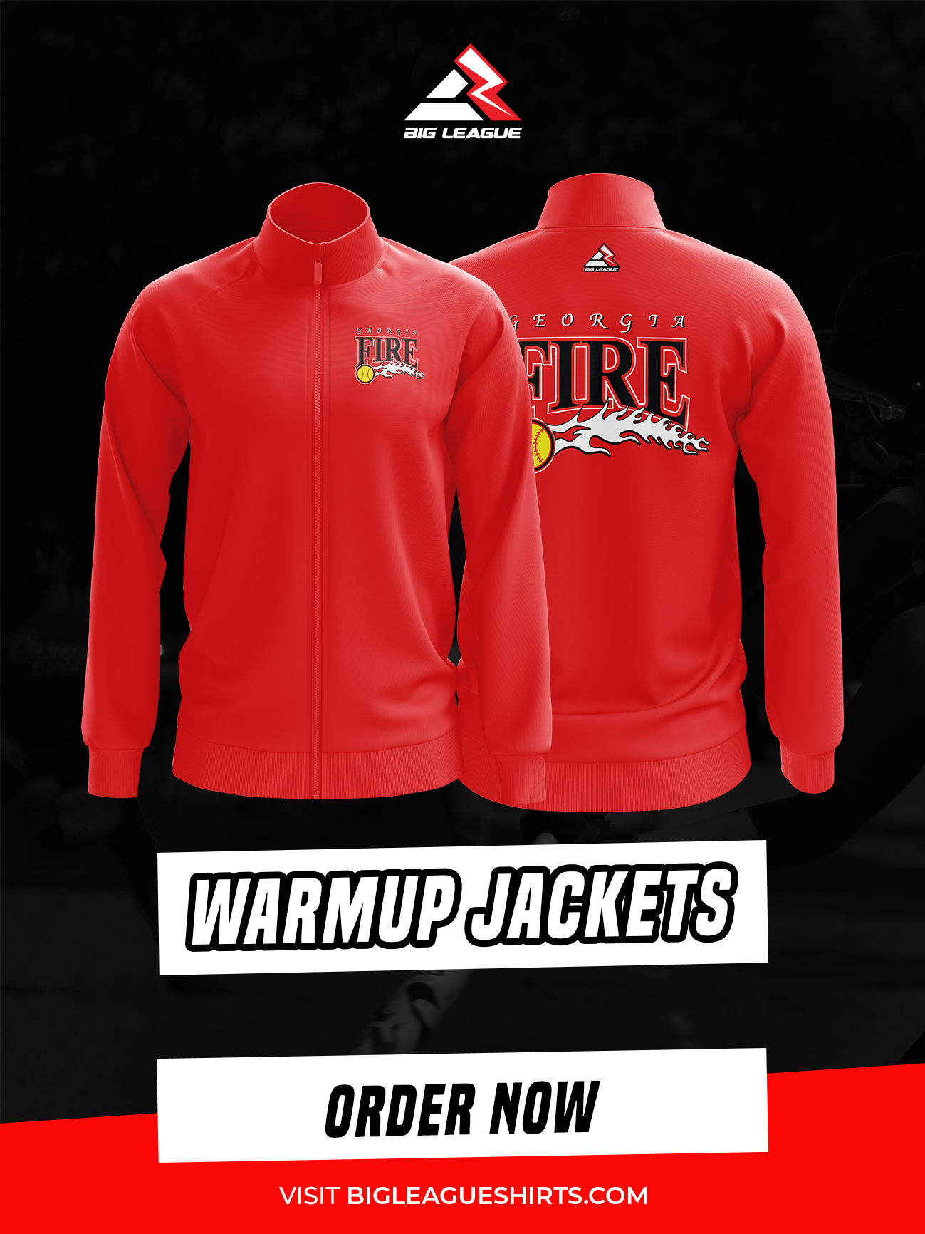 Warm Up Jacket / Red