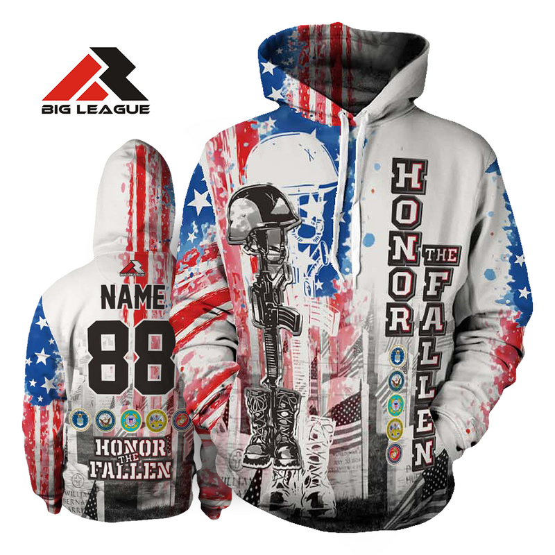 Load image into Gallery viewer, Honor the Fallen USA - Hoodie
