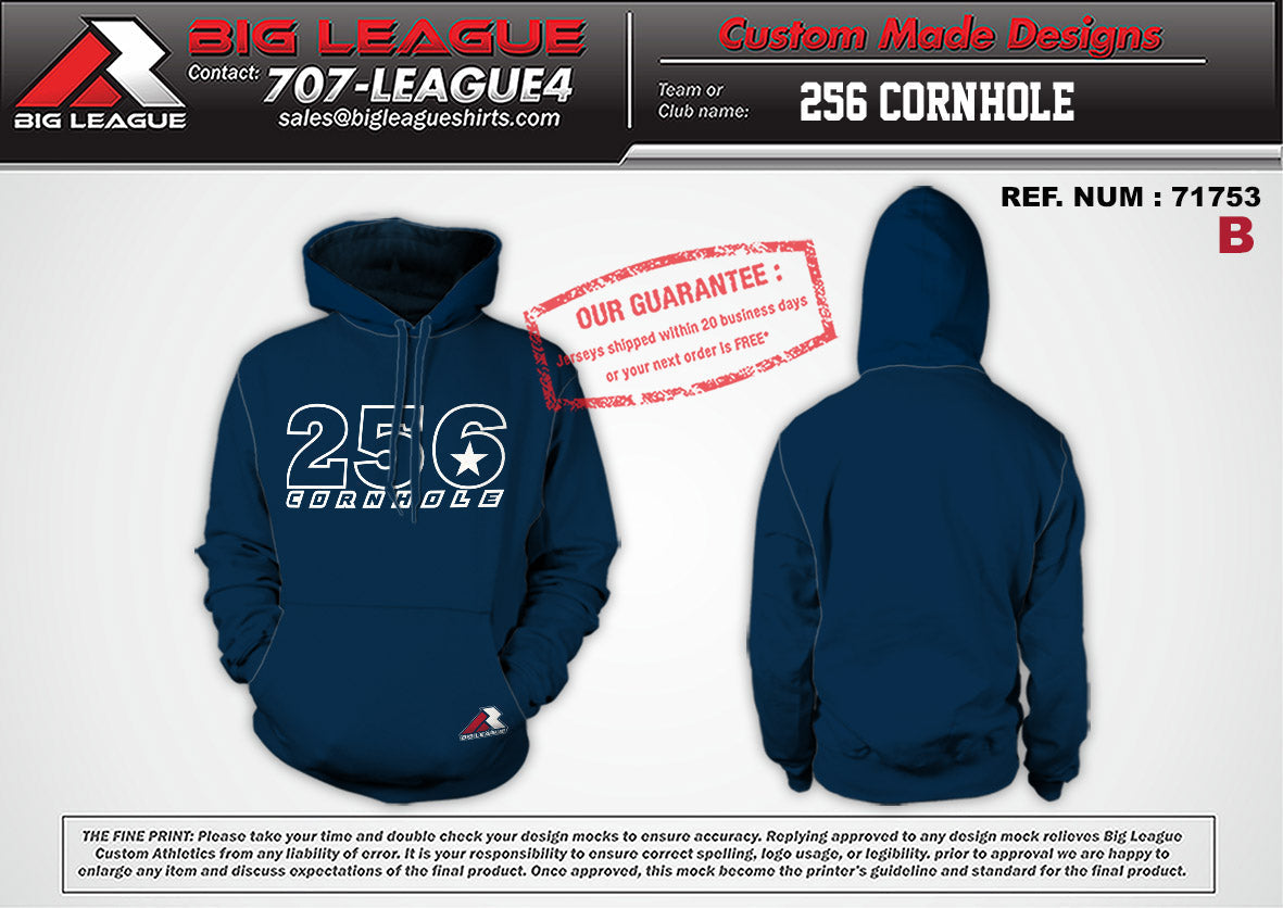 Quarter Zip / Navy Hoodie