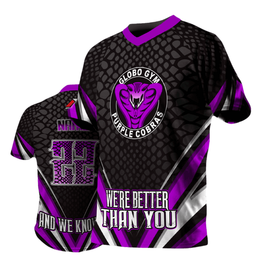 Thorns - Custom Sublimated Basketball Jersey Set Purple Graphic