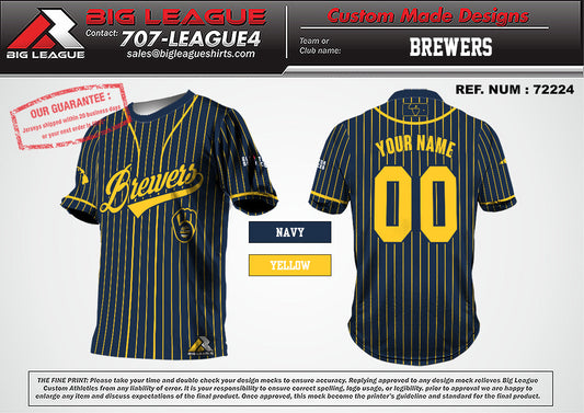 Brewers Pinstripe