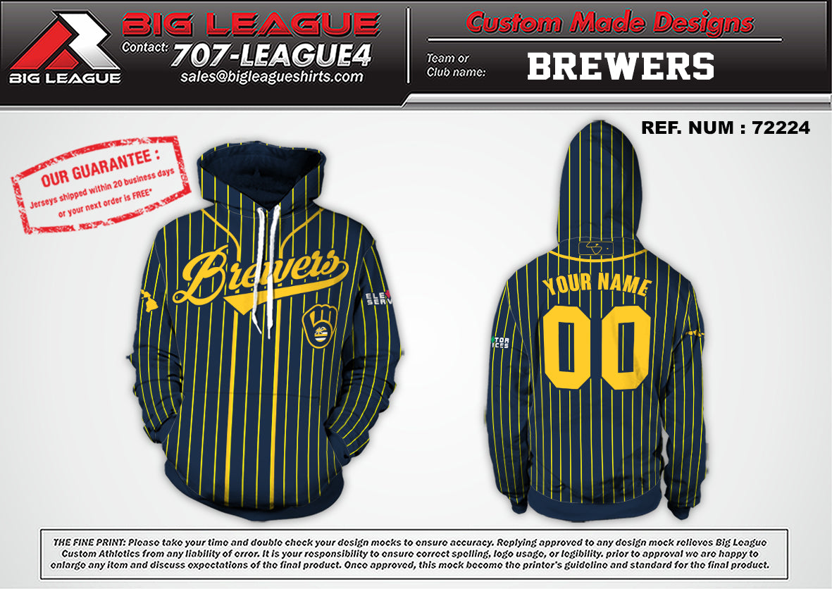 Pinstripe Hoodie