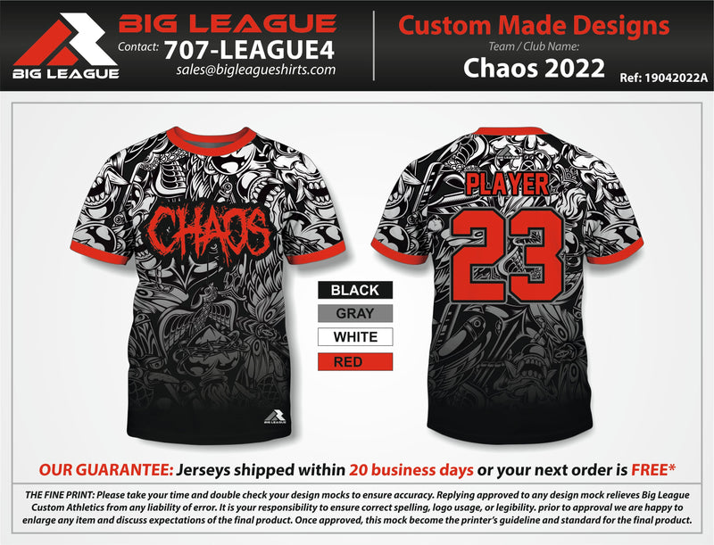 Chaos - Softball – Big League Shirts