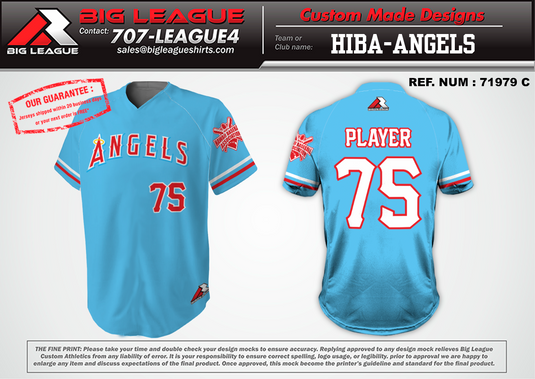 Uniform Sizing - Hawaii Baseball Association - HiBA
