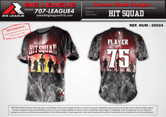Hit Squad Softball Buy In Big League Shirts