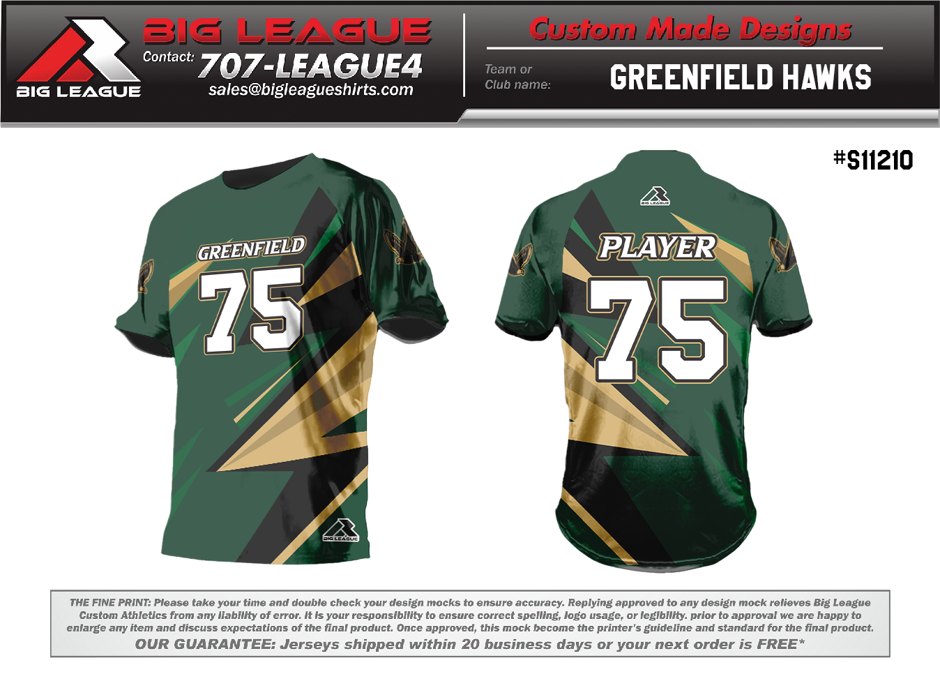 Hawks Jersey (Hawks Design)