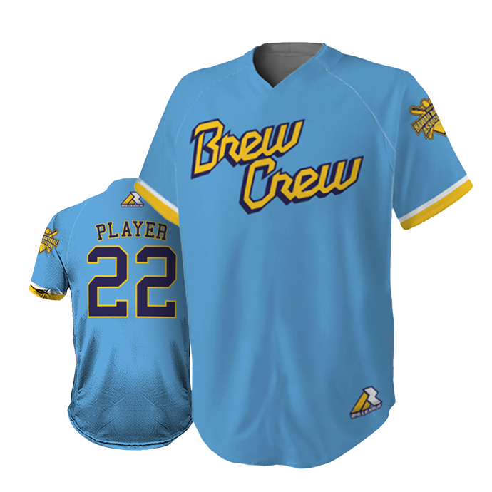 Custom top brewers jersey