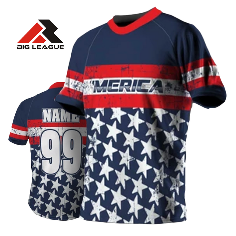 Merica Stars & Stripes - Softball - Buy In – Big League Shirts