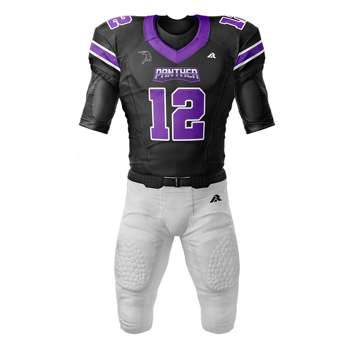  Custom Practice Football Jersey Uniform, Purple And