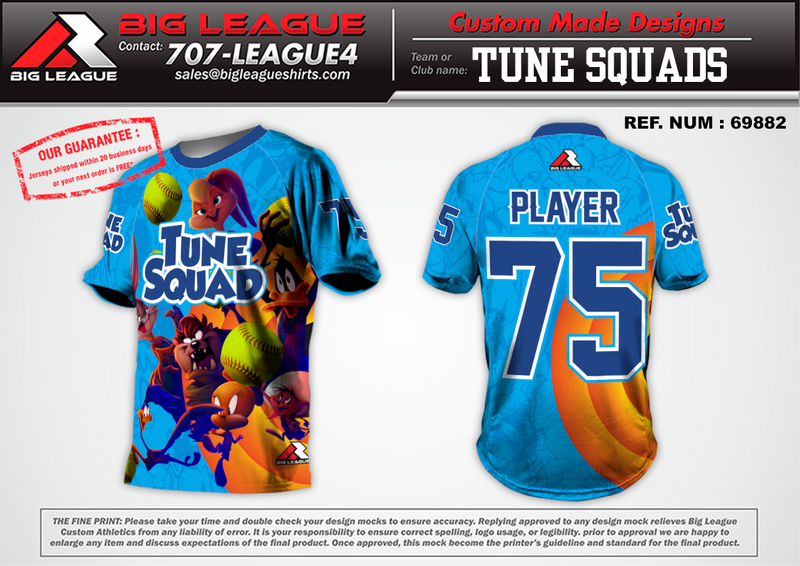 Tune squad baseball jersey new arrivals