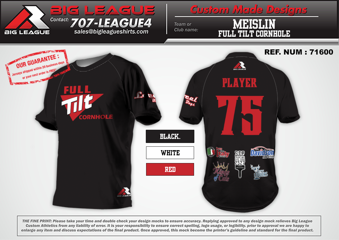 Standard Jersey - Black