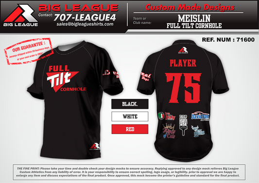 Full Tilt Cornhole Team Store