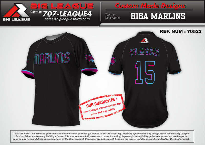 Custom marlins shirts sales