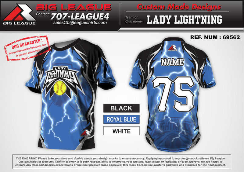 Lady Lightning – Big League Shirts