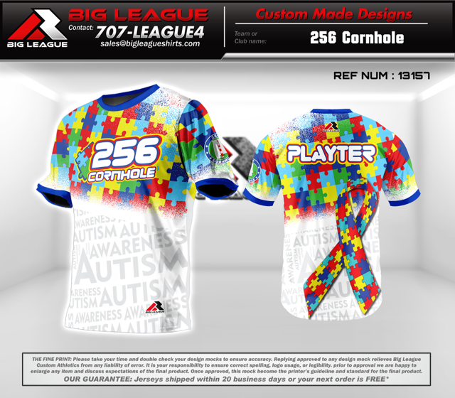 Crew Neck / Autism Awareness Jersey